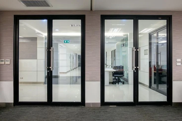 Aluminium doors